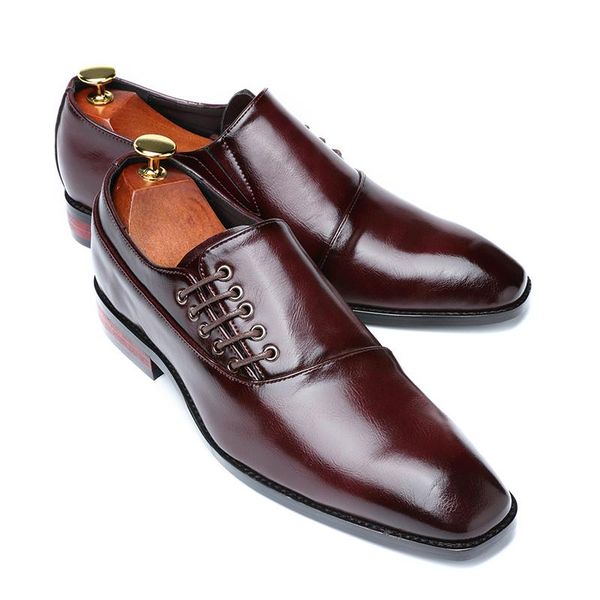 dress shoes cap toe oxfords 2021 british style business office formal wedding lace-up leather sheos loafers plus size 38-48, Black
dress shoes cap toe oxfords 2021 british style business office formal wedding lace-up leather sheos loafers plus size 38-48, Black