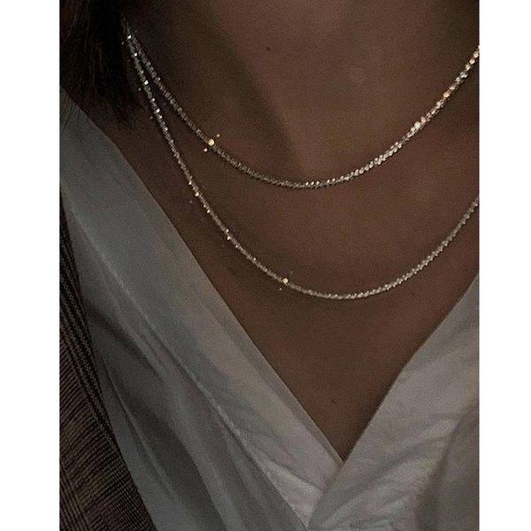 chokers super fairy sparkling clavicle chain naked female simple personality necklace galaxy, Golden;silver
chokers super fairy sparkling clavicle chain naked female simple personality necklace galaxy, Golden;silver