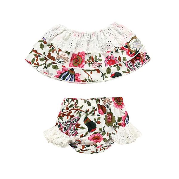 infant baby girls off shoulder floral print +lace ruffles shorts outfits set clothing sets, White
infant baby girls off shoulder floral print +lace ruffles shorts outfits set clothing sets, White