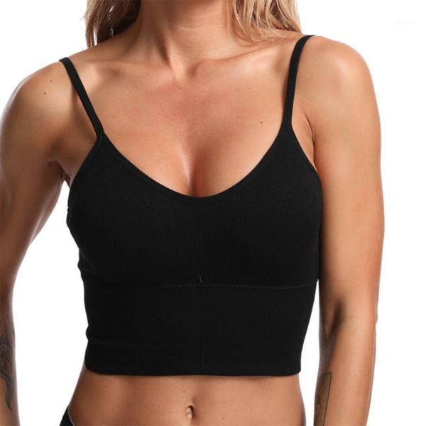 camisoles & tanks seamless bras female invisible sport bralette push up women lingerie tank, Black;white
camisoles & tanks seamless bras female invisible sport bralette push up women lingerie tank, Black;white