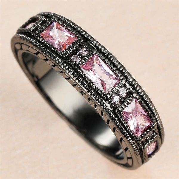 wedding rings luxury female pink crystal stone ring charm 14kt black gold thin for women classic square zircon engagement, Slivery;golden
wedding rings luxury female pink crystal stone ring charm 14kt black gold thin for women classic square zircon engagement, Slivery;golden