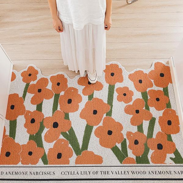 carpets flowers welcome mat rubber doormat non slip absorbent resist dirt entryway door rug low-profile front back inside floor
carpets flowers welcome mat rubber doormat non slip absorbent resist dirt entryway door rug low-profile front back inside floor