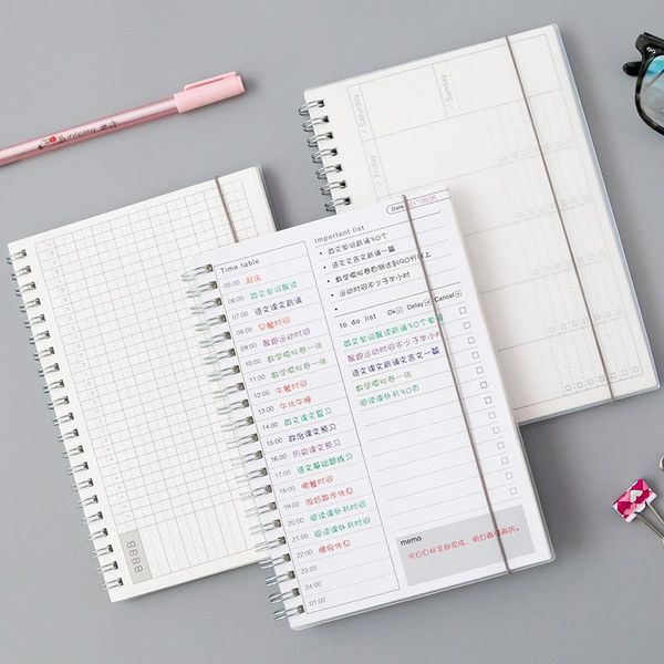 notepads 2021 notebooks agenda daily weekly monthly plan spiral organizer a5 note books transparent schedule planner, Purple;pink
notepads 2021 notebooks agenda daily weekly monthly plan spiral organizer a5 note books transparent schedule planner, Purple;pink
