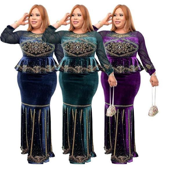 ethnic clothing velvet african dresses for women 2021 winter clothes drilling ruffle bodycon dress dashiki kaftan abaya christmas robe femme, Red
ethnic clothing velvet african dresses for women 2021 winter clothes drilling ruffle bodycon dress dashiki kaftan abaya christmas robe femme, Red