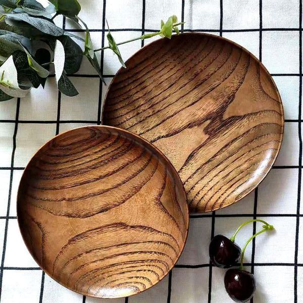 round solid wood plate dinner plates saucer dessert serving tray cake fruit snack candy wooden dry dishes &
round solid wood plate dinner plates saucer dessert serving tray cake fruit snack candy wooden dry dishes &