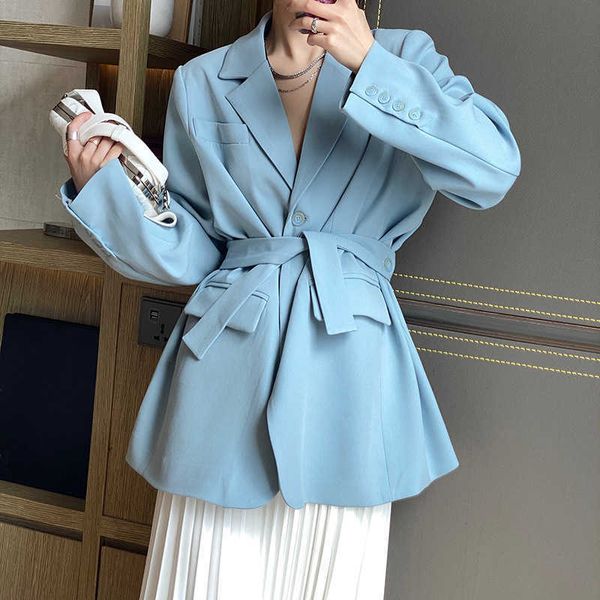 spring loose suit jacket women's korean elegant single breasted retro oversized blazer coat female long sleeve cardigan 210607, White;black
spring loose suit jacket women's korean elegant single breasted retro oversized blazer coat female long sleeve cardigan 210607, White;black