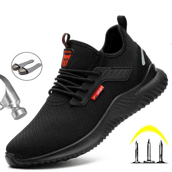 dress shoes breathable men safety work boots steel toe men's anti-smashing lightweight outdoor sneakers 624s, Black
dress shoes breathable men safety work boots steel toe men's anti-smashing lightweight outdoor sneakers 624s, Black