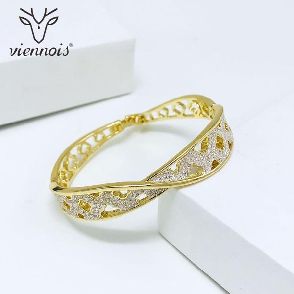 viennois twist bracelet & bangles for women rose gold/gold color shining matte hollow trendy wedding jewelry bangle, Black
viennois twist bracelet & bangles for women rose gold/gold color shining matte hollow trendy wedding jewelry bangle, Black