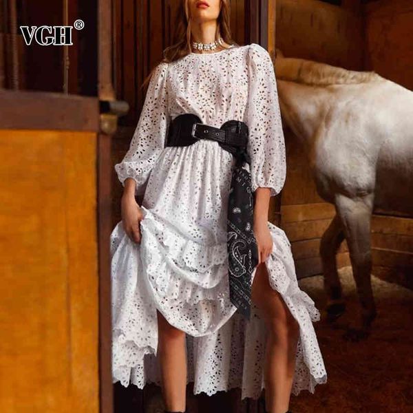 vgh elegant white set for women o neck long sleeve shirt high waist hollow out skirt sashes female two piece sets fashion new 210421
vgh elegant white set for women o neck long sleeve shirt high waist hollow out skirt sashes female two piece sets fashion new 210421