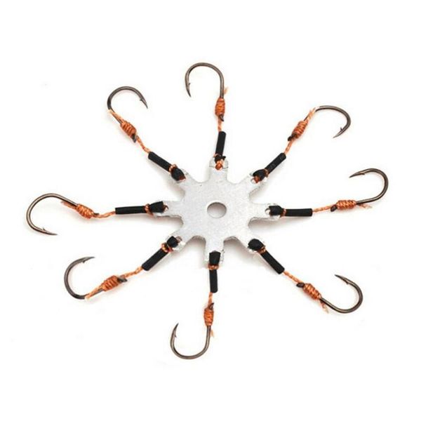 outdoor universal 8 hooks high carbon steel explosion hook fishing barbed durable for use tackle accessory
outdoor universal 8 hooks high carbon steel explosion hook fishing barbed durable for use tackle accessory