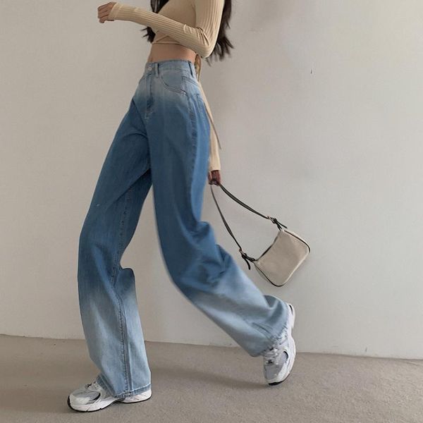 fashion plus size 4xl jeans women elegant high waist loose pants lady korean tie dye wide-leg women's, Blue
fashion plus size 4xl jeans women elegant high waist loose pants lady korean tie dye wide-leg women's, Blue