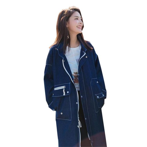 women's trench coats qpipsd medium long section bat sleeves zipper loose female cowboy windbreaker jacket 2021 spring autumn women deni, Tan;black
women's trench coats qpipsd medium long section bat sleeves zipper loose female cowboy windbreaker jacket 2021 spring autumn women deni, Tan;black