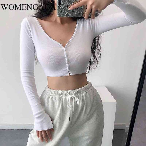 summer simple knitting elastic girl female women v neck button through t shirt long sleeve mgn0 210603, White
summer simple knitting elastic girl female women v neck button through t shirt long sleeve mgn0 210603, White