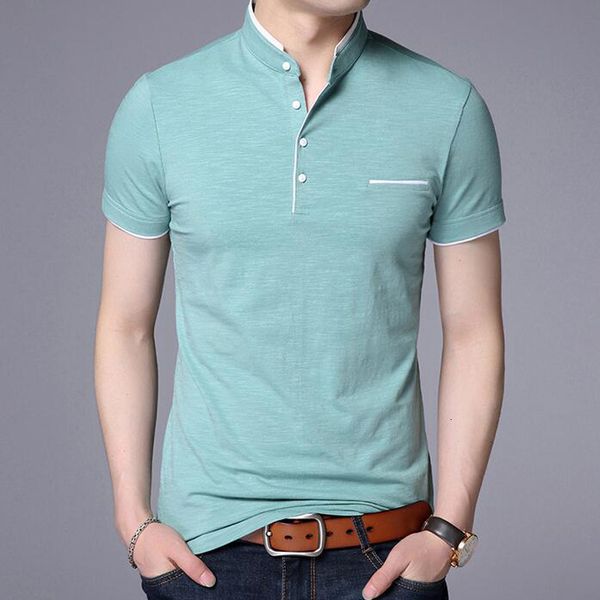 men's t-shirts 2021 summer men polo shirt 95% cotton mandarin neck short sleeve for men fine fit shirts homme a5p4, White;black
men's t-shirts 2021 summer men polo shirt 95% cotton mandarin neck short sleeve for men fine fit shirts homme a5p4, White;black