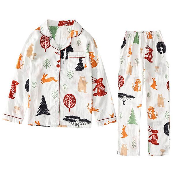 women's sleepwear japanes style women pajamas set loose gauze cotton full sleeve sweet cartoon printed casual wear breathable home, Black;red
women's sleepwear japanes style women pajamas set loose gauze cotton full sleeve sweet cartoon printed casual wear breathable home, Black;red