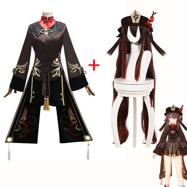genshin impact hutao cosplay costume women/girls loli uniform wig set anime game eye of god halloween party costumes accessories, Black
genshin impact hutao cosplay costume women/girls loli uniform wig set anime game eye of god halloween party costumes accessories, Black