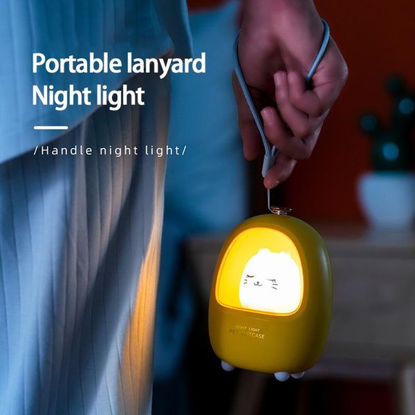 night lights 2021 portable pet box led light bedroom feeding bedside children's gift pat and sleep atmosphere
night lights 2021 portable pet box led light bedroom feeding bedside children's gift pat and sleep atmosphere