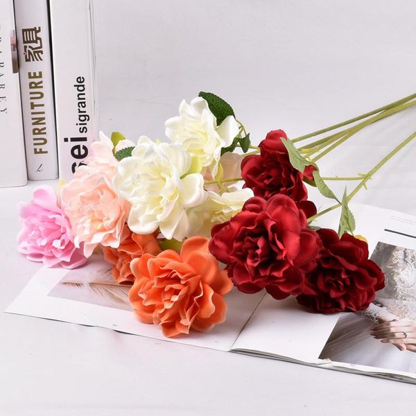 bouquet 3 heads artificial gardenia flowers simulation silk fake flower flores for diy home garden wedding decoration decorative & wreaths
bouquet 3 heads artificial gardenia flowers simulation silk fake flower flores for diy home garden wedding decoration decorative & wreaths