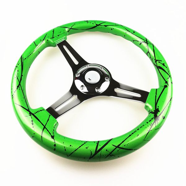 factory direct supply wholesale fashion car modified steering wheel 14 inch/350mm wooden paint water transfer printing spring green
factory direct supply wholesale fashion car modified steering wheel 14 inch/350mm wooden paint water transfer printing spring green