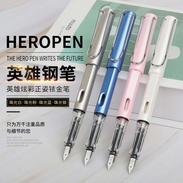 the pen hero 359 multicolor colorful student practice calligraphy posture pen send 6 ink bags
the pen hero 359 multicolor colorful student practice calligraphy posture pen send 6 ink bags