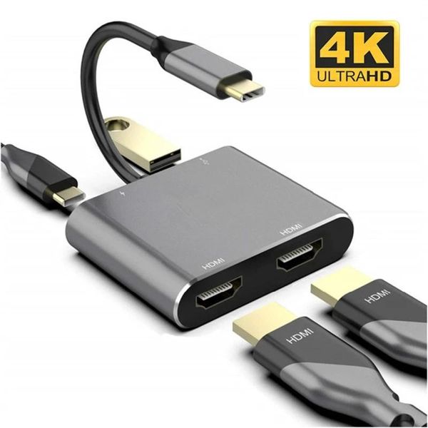type c to dual -compatible usb 3.0 pd converter 4 in 1 dock station hub 4k adapter cable for phone macbook laptv audio cables & conn con
type c to dual -compatible usb 3.0 pd converter 4 in 1 dock station hub 4k adapter cable for phone macbook laptv audio cables & conn con