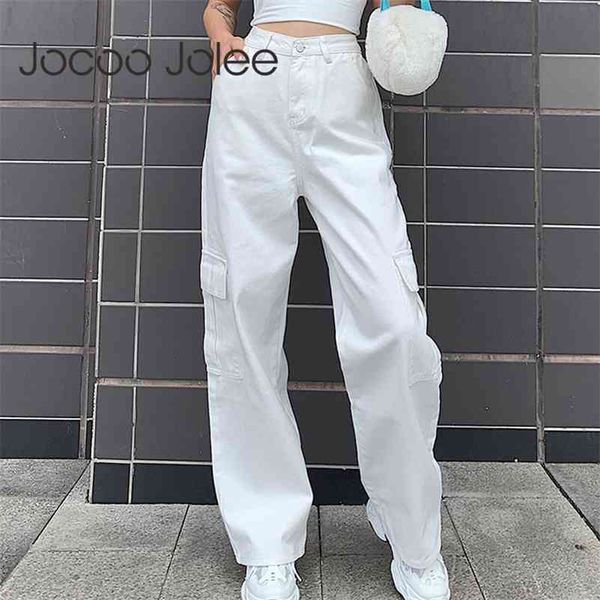 high waist wide leg women casual solid pocket denim streetwear trousers baggy jeans vintage cargo pants 210416, Blue
high waist wide leg women casual solid pocket denim streetwear trousers baggy jeans vintage cargo pants 210416, Blue