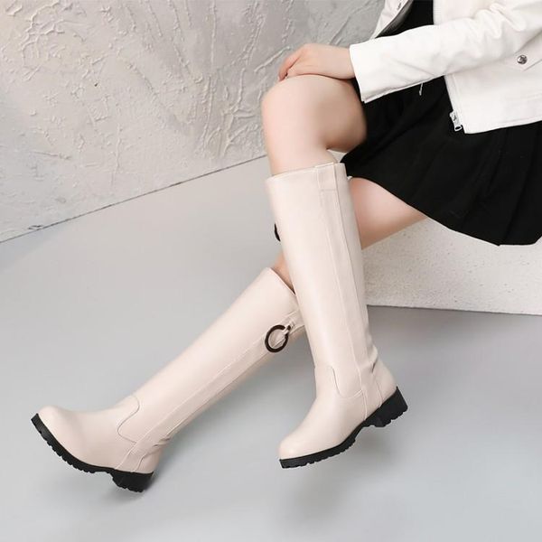 boots big size -17 women woman winter shoes botas sleeve round head flat heel, Black
boots big size -17 women woman winter shoes botas sleeve round head flat heel, Black