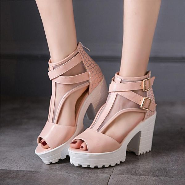 women sandals casual high heels platform chunky heeled summer rome shoes for ladies chaussure femme sandalias mujer, Black
women sandals casual high heels platform chunky heeled summer rome shoes for ladies chaussure femme sandalias mujer, Black