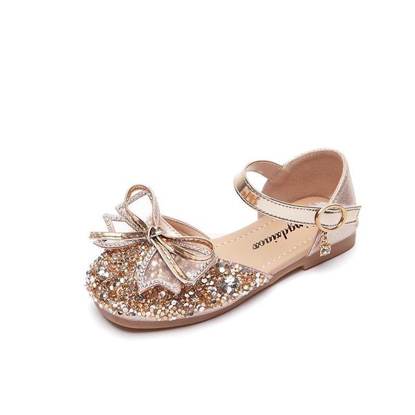 sandals summer little girls kids lovely bow sequins princess shoes children's soft e965, Black;red
sandals summer little girls kids lovely bow sequins princess shoes children's soft e965, Black;red