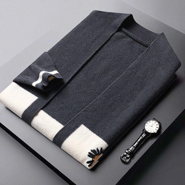 men's sweaters korean loose pockets hombre coat casual jackets masculino men clothing knitted cardigan long sleeve outwear sweater, White;black
men's sweaters korean loose pockets hombre coat casual jackets masculino men clothing knitted cardigan long sleeve outwear sweater, White;black