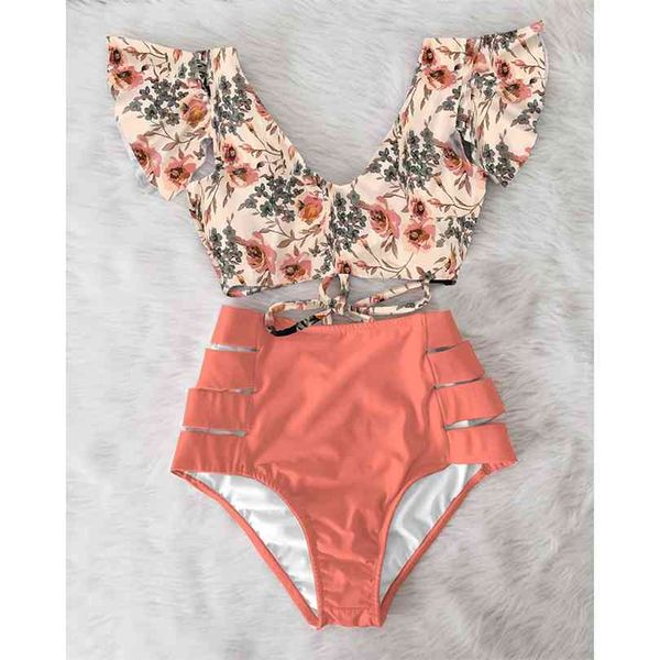 high waist bikini ruffle swimwear women print swimsuit push up bikinis plus size bathing suits floral beach wear 210716, White;black
high waist bikini ruffle swimwear women print swimsuit push up bikinis plus size bathing suits floral beach wear 210716, White;black