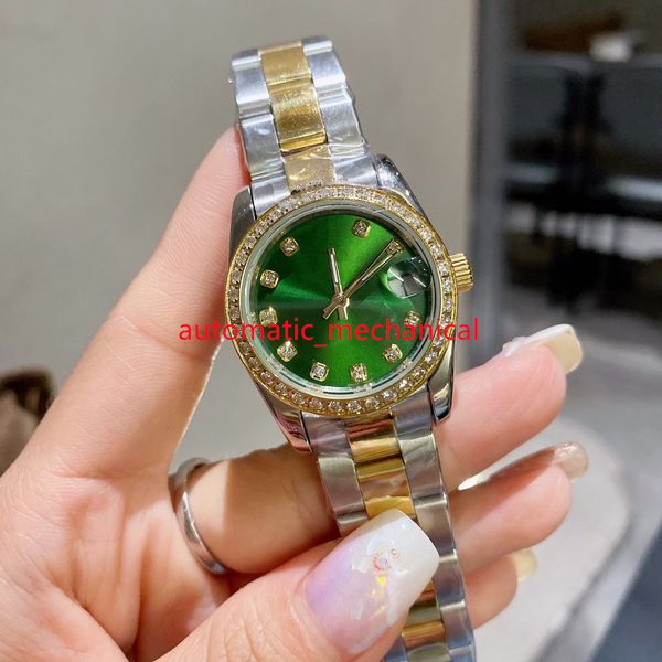 multicolor dial lady watch 31mm diamond bezel 278384 stainless steel automatic mechanica sapphire perpetual women wristwatches ar328, Slivery;brown
multicolor dial lady watch 31mm diamond bezel 278384 stainless steel automatic mechanica sapphire perpetual women wristwatches ar328, Slivery;brown