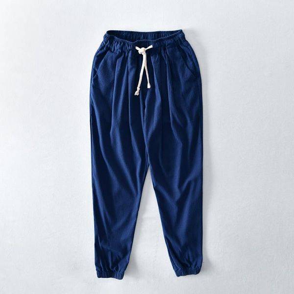 men's pants 801 summer breathable thin beach male casual loose japan style simple striped drawstring tie feet men jogging trousers, Black
men's pants 801 summer breathable thin beach male casual loose japan style simple striped drawstring tie feet men jogging trousers, Black