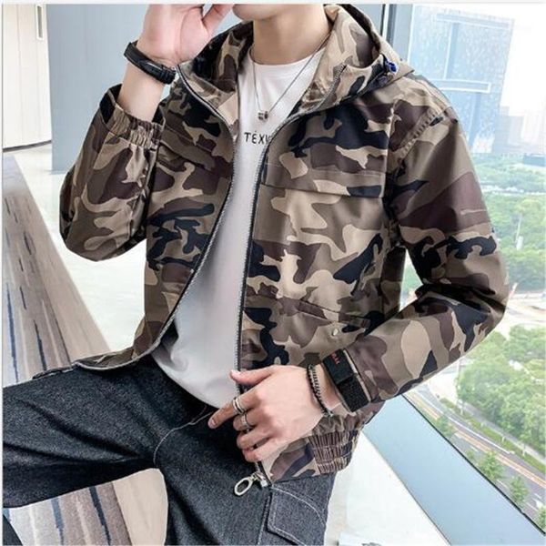 autumn men's jacket trend tooling camouflage clothes casual coat jackets, Black;brown
autumn men's jacket trend tooling camouflage clothes casual coat jackets, Black;brown