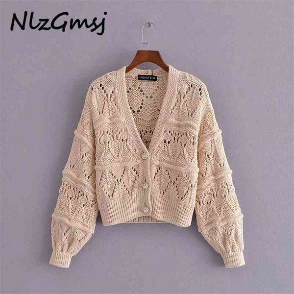 cardigan woman casual vintage hollow out sweater knitted puff sleeve 03 210628, White
cardigan woman casual vintage hollow out sweater knitted puff sleeve 03 210628, White