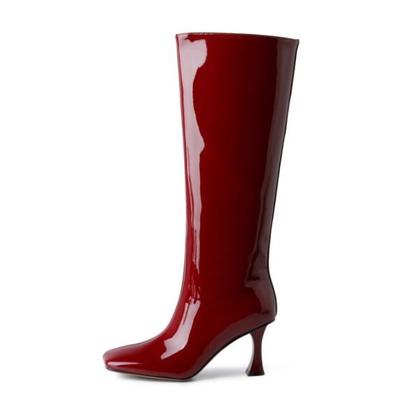 2022 new women genuine leather knee high boots shoes strange high heels fashion winter ladies footwear size 34-39, Black
2022 new women genuine leather knee high boots shoes strange high heels fashion winter ladies footwear size 34-39, Black