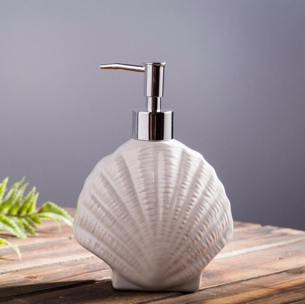 1piece scallop emulsion bottle ceramic hand washing liquid bottling soap creative dispenser bathroom accessorie
1piece scallop emulsion bottle ceramic hand washing liquid bottling soap creative dispenser bathroom accessorie
