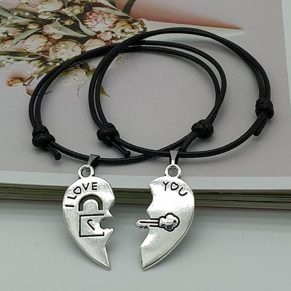 charm bracelets fashion couple bracelet stitching heart women cute cat pendant romantic valentine's day present for lovers, Golden;silver
charm bracelets fashion couple bracelet stitching heart women cute cat pendant romantic valentine's day present for lovers, Golden;silver