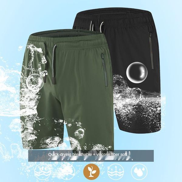 fast dry running sports shorts men's beach pants zipper training fitness basketball loose football capris gym clothing, White;black
fast dry running sports shorts men's beach pants zipper training fitness basketball loose football capris gym clothing, White;black