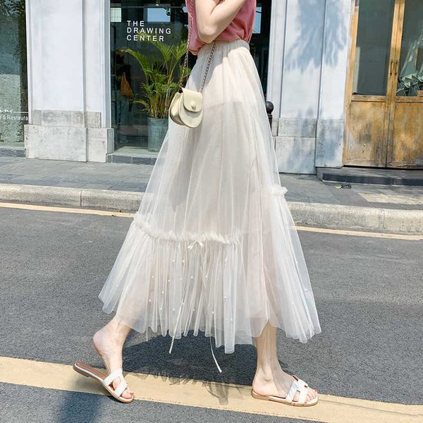 arrival summer women sweet cute elastic waist a-line skirt high waist mid-calf patchwork mesh long skirt w357 210608, Black
arrival summer women sweet cute elastic waist a-line skirt high waist mid-calf patchwork mesh long skirt w357 210608, Black