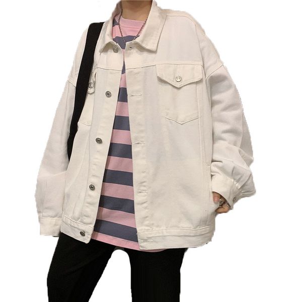 women's jackets autumn women jeans korean style jackets turn-down collar long sleeve denim coats casual woman loose white jacket mujer, Black;brown
women's jackets autumn women jeans korean style jackets turn-down collar long sleeve denim coats casual woman loose white jacket mujer, Black;brown