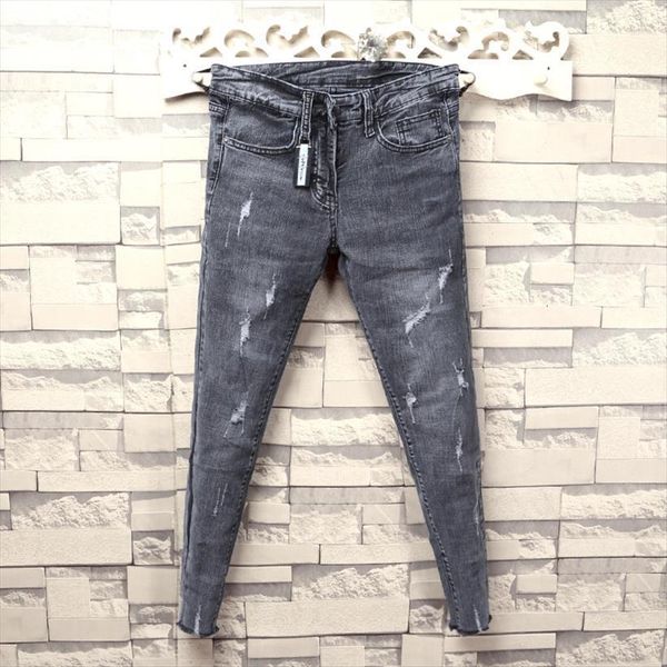 whole fashion denim cropped women pant trousers ripped hole social spirit guy skinny jeans mens slim pencil pants small feet, Black
whole fashion denim cropped women pant trousers ripped hole social spirit guy skinny jeans mens slim pencil pants small feet, Black