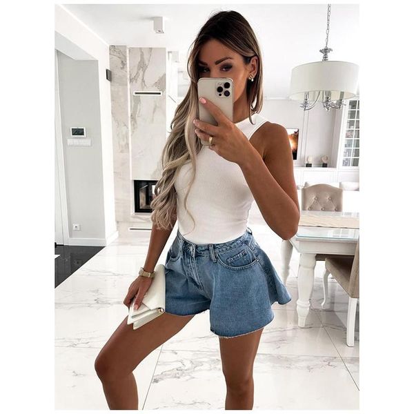 women's shorts 2021 summer high waist denim women casual loose ladies fashion jeans hem elastic pocket blue and white, White;black
women's shorts 2021 summer high waist denim women casual loose ladies fashion jeans hem elastic pocket blue and white, White;black