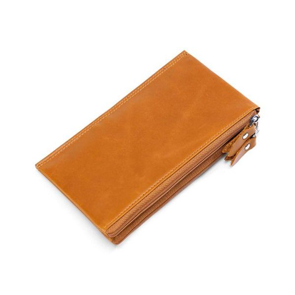 card holders women genuine leather clutch wallet long holder double zipper purse handbag bag, Brown;gray
card holders women genuine leather clutch wallet long holder double zipper purse handbag bag, Brown;gray