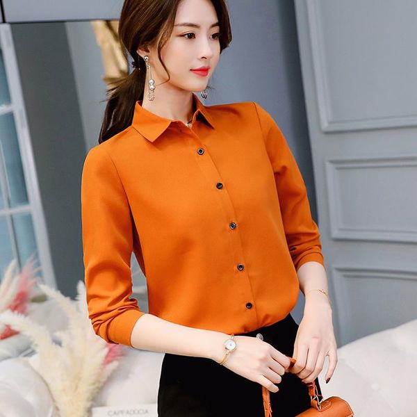 women's blouses & shirts fashion women 2021 spring autumn loose casual female long sleeve blusas ladies work wear plus size xxl, White
women's blouses & shirts fashion women 2021 spring autumn loose casual female long sleeve blusas ladies work wear plus size xxl, White