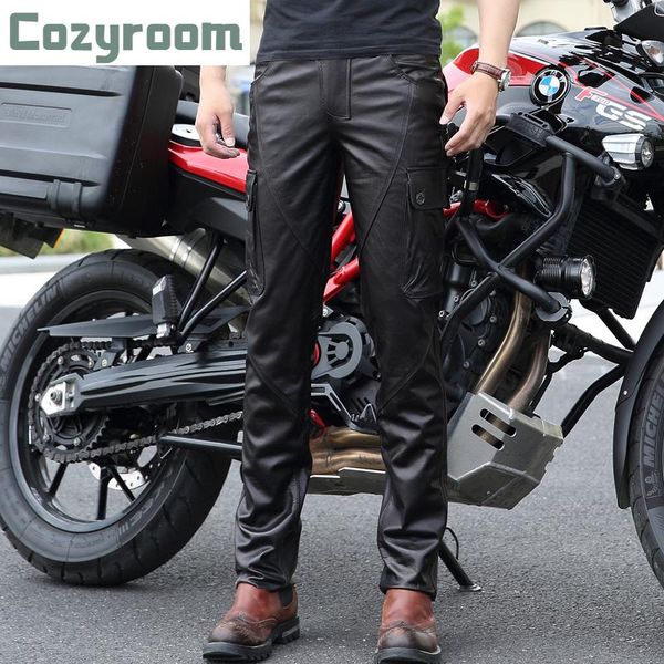 autumn winter men natural cow leather genuine pants male korean slim motorcycle windproof and warm trousers men's, Black
autumn winter men natural cow leather genuine pants male korean slim motorcycle windproof and warm trousers men's, Black