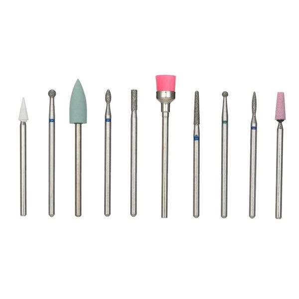 nail art kits 10pcs drill bits cuticle cleaner dust brush ceramic rotary polishing file grinding heads salon tools
nail art kits 10pcs drill bits cuticle cleaner dust brush ceramic rotary polishing file grinding heads salon tools
