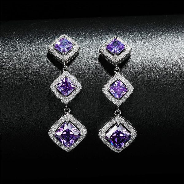 dangle & chandelier luxury rainbow crystal stone square drop earrings for women white gold vintage purple green blue zircon bride engagement, Silver
dangle & chandelier luxury rainbow crystal stone square drop earrings for women white gold vintage purple green blue zircon bride engagement, Silver