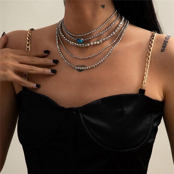 chokers atmosphere hip-hop style multi-layer claw chain diamond necklace temperament blue gemstone fashion retro female jewelry, Golden;silver
chokers atmosphere hip-hop style multi-layer claw chain diamond necklace temperament blue gemstone fashion retro female jewelry, Golden;silver