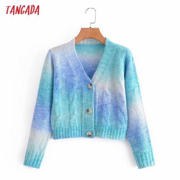 women's knits & tees tangada women tie dyed pattern crop cardigan jumper lady fashion oversized knitted coat 5d90, White
women's knits & tees tangada women tie dyed pattern crop cardigan jumper lady fashion oversized knitted coat 5d90, White